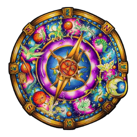 Compass Wooden Jigsaw Puzzle - aimpuzzle